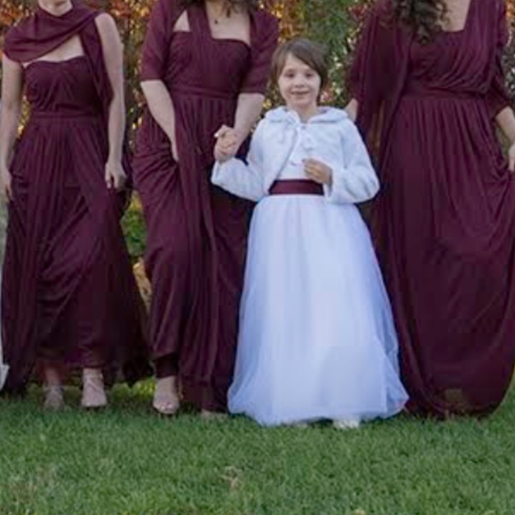 David's Bridal Convertible Bridesmaid Dress - Picture 3 of 3